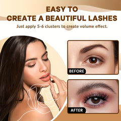 60Pcs Individual Lash Clusters 40P D Curl Soft False Eyelashes
