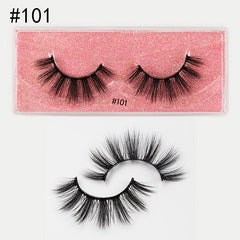 3D Faux Mink Eyelashes Natural Thick Long Curling