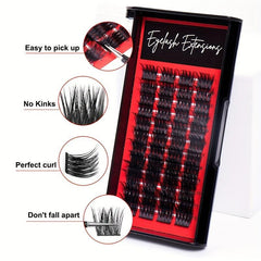 DIY Cluster Lashes Segmented Thick Lashes DM008