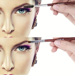 1pc Eyebrow Brush & Spoolie - Thin Eyeliner Brush