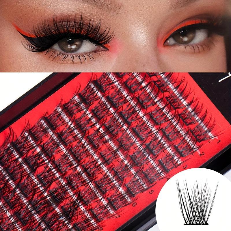 DIY Cluster Lashes Natural Thick Self Grafting Extension DM007