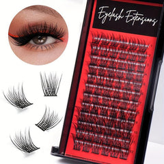 DIY Cluster Lashes Natural Thick Self Grafting Extension DM007