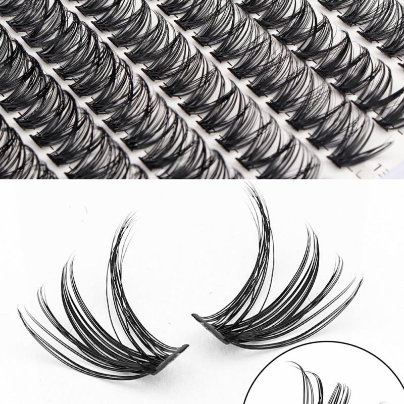 280 Pcs Individual D Curl Wispy Lashes DIY Extension