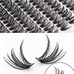 280 Pcs Individual D Curl Wispy Lashes DIY Extension