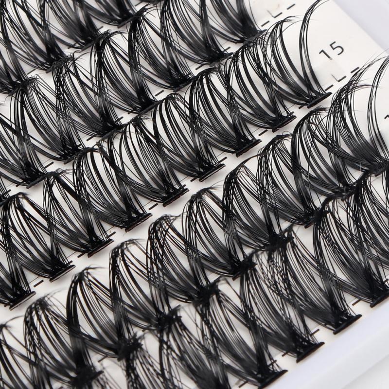 280 Pcs Individual D Curl Wispy Lashes DIY Extension
