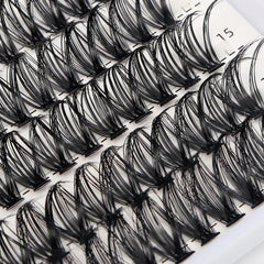 280 Pcs Individual D Curl Wispy Lashes DIY Extension