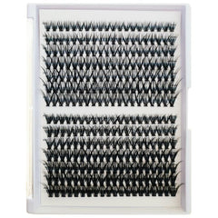 280 Pcs Individual D Curl Wispy Lashes DIY Extension