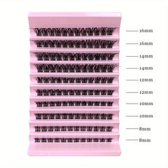 120 Cluster Segmented False Extension Eyelash DIY Natural Individual Lash