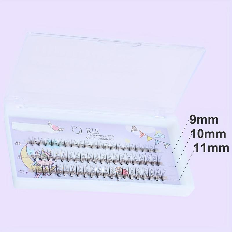 9-11mm Cluster Lashes Simulated Curling Self Grafted Individual Fairy Lashes