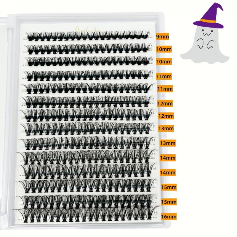 Professional Makeup Individual Eyelashes D Curly 9-16mm