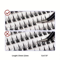 Little Devil Mixed Style Eyelashes Extensions DIY Self Adhesive Eyelashes