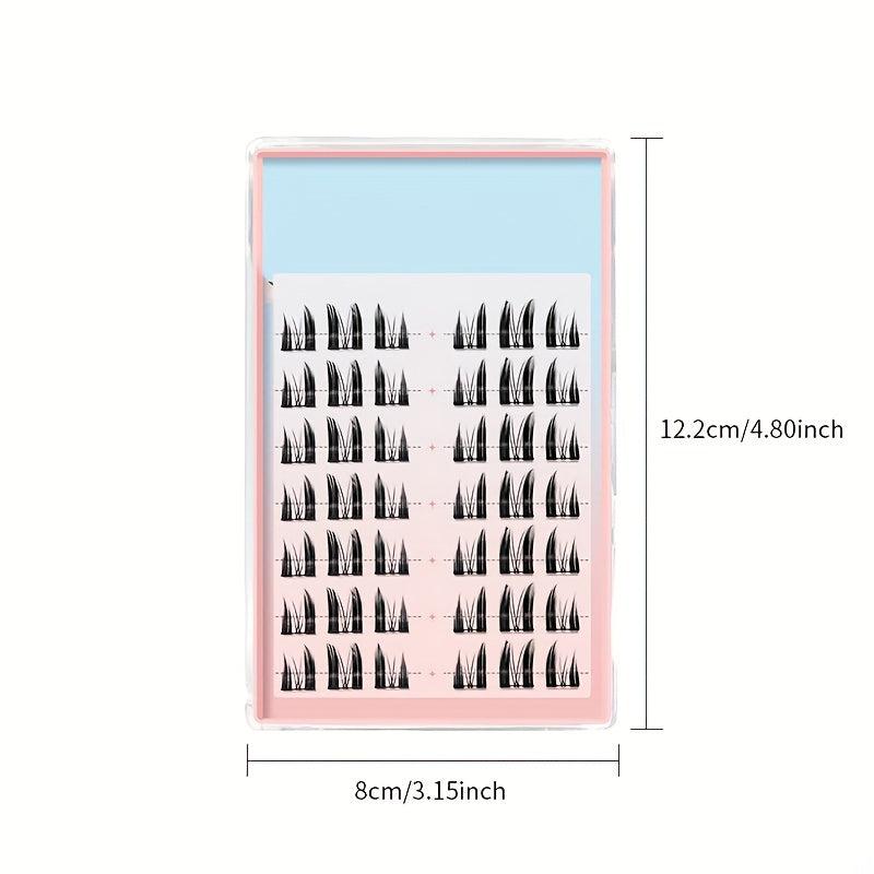 Cat Eye Lashes Dense 0.07mm C Curl Segmented DIY Eyelashes Extensions