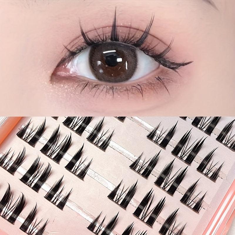 Cat Eye Lashes Dense 0.07mm C Curl Segmented DIY Eyelashes Extensions