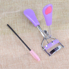 Wide Angle Hearts Eyelash Curler with False Eyelash Comb