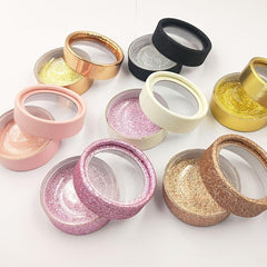 Glitter Mink Lash Box Empty Case for False Eyelashes