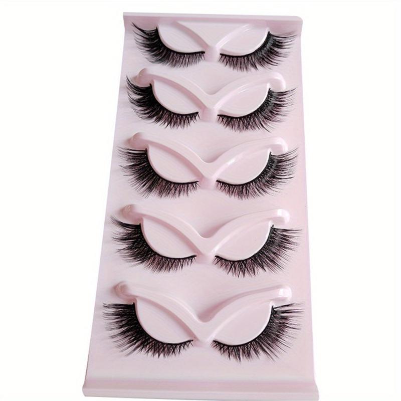 Fluffy Fox Eye False Eyelashes Natural Look Extensions For Dramatic Eyes