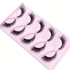 Fluffy Fox Eye False Eyelashes Natural Look Extensions For Dramatic Eyes