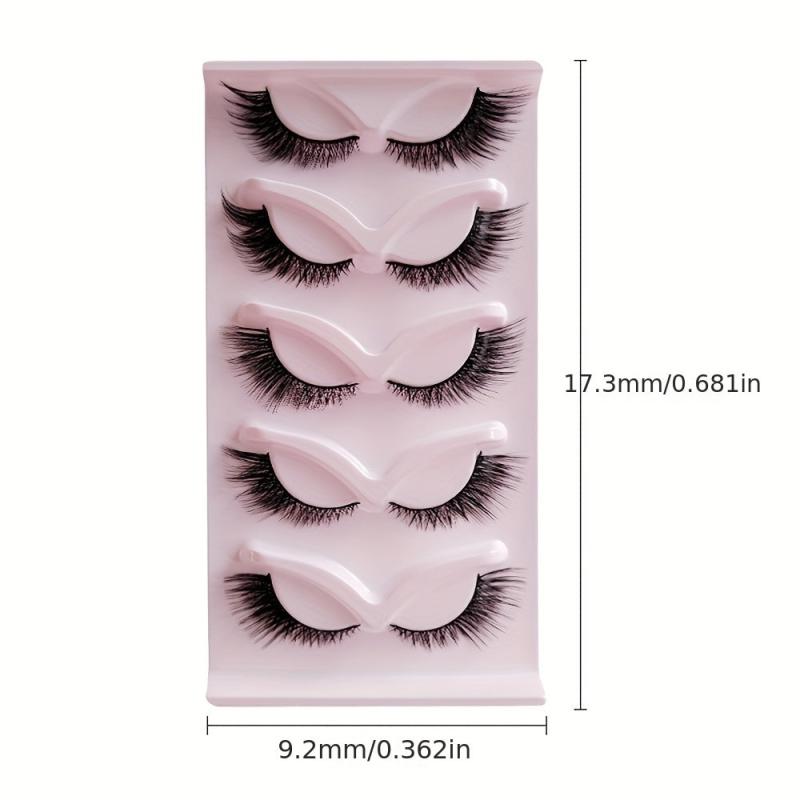 Fluffy Fox Eye False Eyelashes Natural Look Extensions For Dramatic Eyes