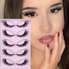 Fluffy Fox Eye False Eyelashes Natural Look Extensions For Dramatic Eyes
