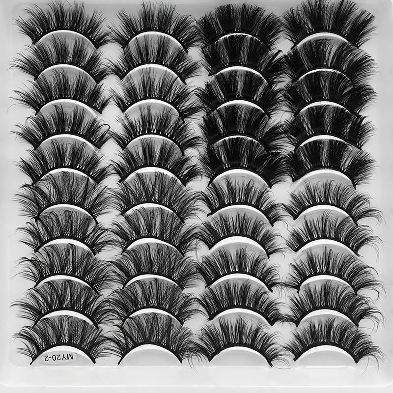 High Faux Mink False Eyelashes Daily Curling Natural Eyelashes