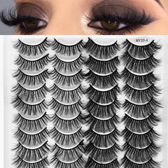 High Faux Mink False Eyelashes Daily Curling Natural Eyelashes