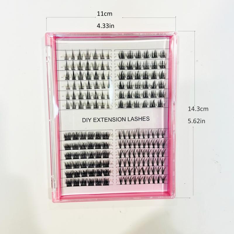 DIY Cluster Lashes XL Size Segmented False Eyelashes Reusable