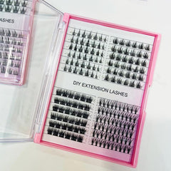 DIY Cluster Lashes XL Size Segmented False Eyelashes Reusable