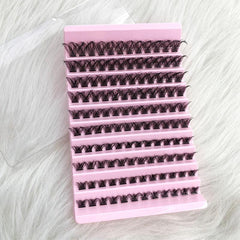 8 16mm Mega Volume Lash Clusters Wispy Soft Natural Look False Eyelashes
