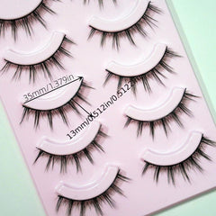 Thick Crossed Lashes False Eyelashes for Big Eye Makeup