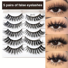 Thick Crossed Lashes False Eyelashes for Big Eye Makeup