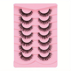 7 Pairs Natural Fluffy False Eyelashes Daily Comfortable Lashes