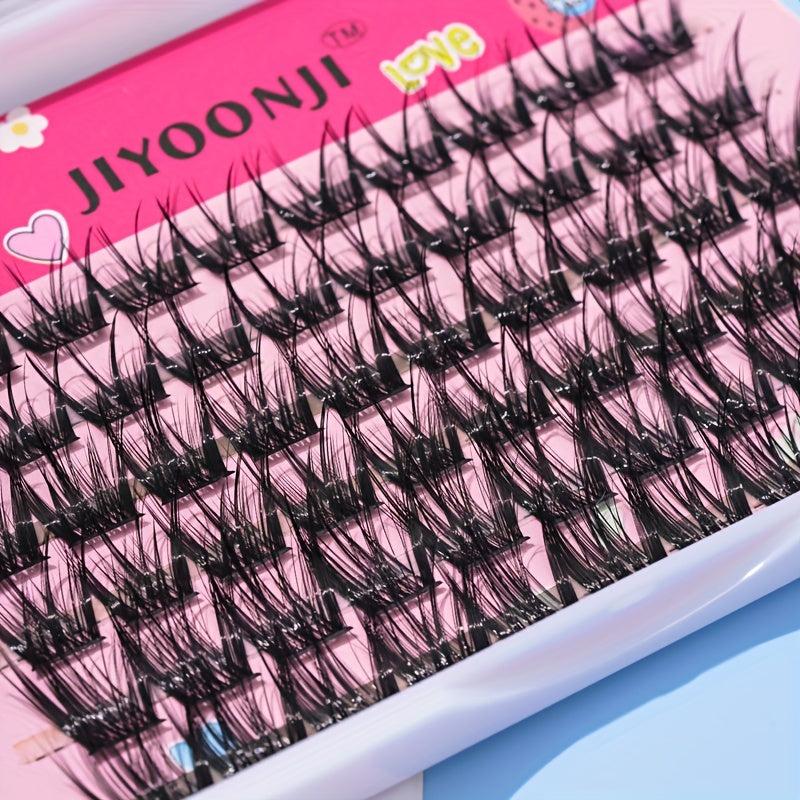 60pcs Mixed Lash Clusters Soft Natural Look Individual Lashes For Home DIY