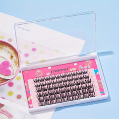 60pcs Mixed Lash Clusters Soft Natural Look Individual Lashes For Home DIY