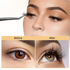 C Curling 280pcs Cluster Lashes Soft Slender Waterproof Reusable False Eyelashes