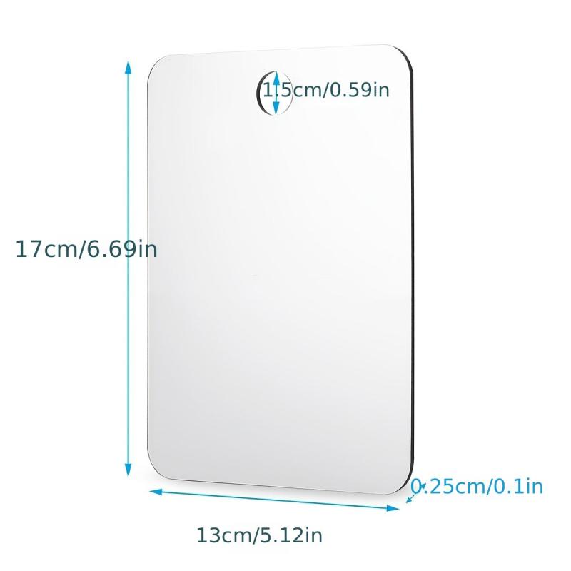 Portable Fogless Shower Mirror for Men and Women