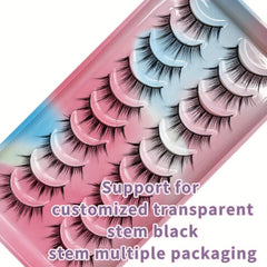 10 Pairs Little Devil Style Eyelashes Natural Look Cosplay Lashes Extension