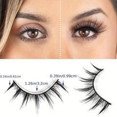 10 Pairs Little Devil Style Eyelashes Natural Look Cosplay Lashes Extension