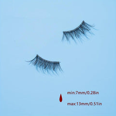 7 Pairs Natural Winged End 3D Wispy Eyelashes