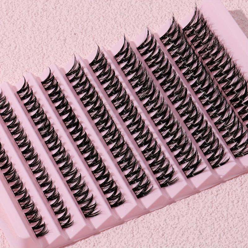 DIY Segmented False Eyelashes Short Long Cluster Extension Makeup