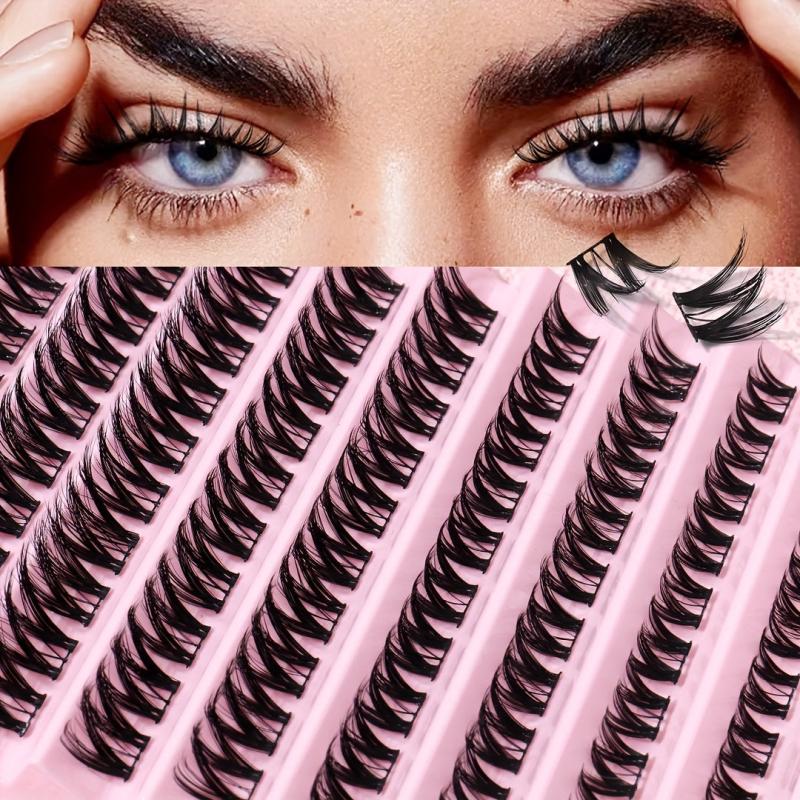 DIY Segmented False Eyelashes Short Long Cluster Extension Makeup