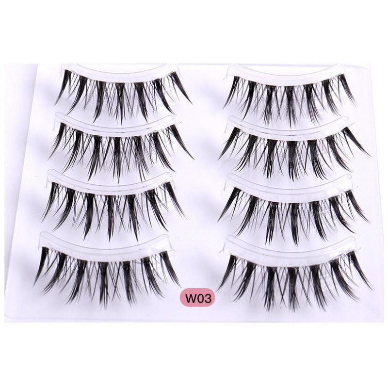 Anime False Eyelashes Sunflower Style Cosplay Lashes