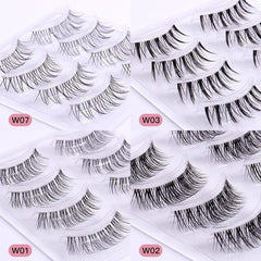 Anime False Eyelashes Sunflower Style Cosplay Lashes