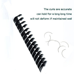12mm Individual Lashes 0.1mm C Curl Long False Eyelashes