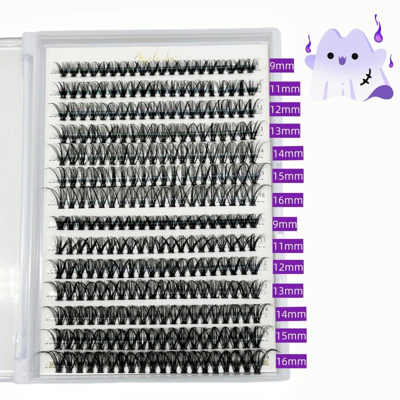Halloween Style C Curling Lashes DIY Self Grafting Eyelashes 9 16mm Mixed Length