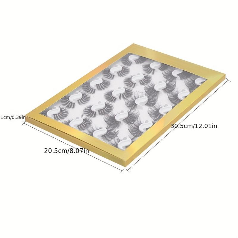 20 Pairs Faux Mink False Eyelashes for Nude Makeup