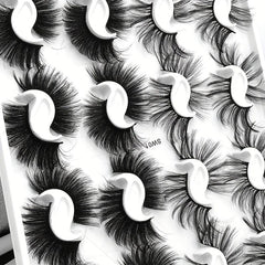 20 Pairs Faux Mink False Eyelashes for Nude Makeup