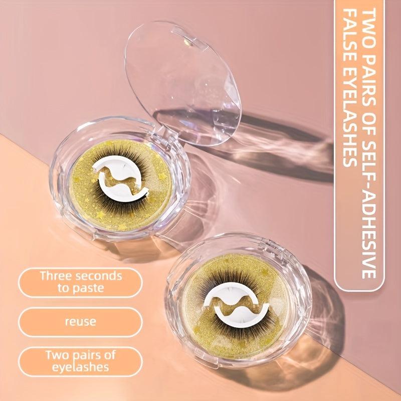 10 Pairs Natural Wispy Cross False Eyelashes Non-Slip Waterproof Lashes