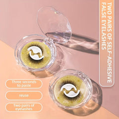10 Pairs Natural Wispy Cross False Eyelashes Non-Slip Waterproof Lashes