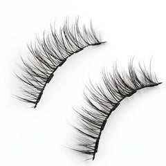 Magnetic Eyelash Set & Eyeliner Kit, Natural Fluffy Curly 5 Magnetic 10 Pairs