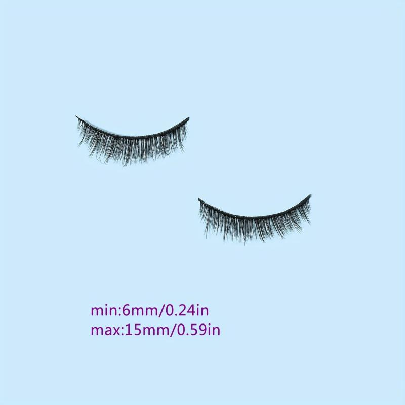 5 Pairs Natural Slender Stereo False Eyelashes Extension Volume Eye Lashes